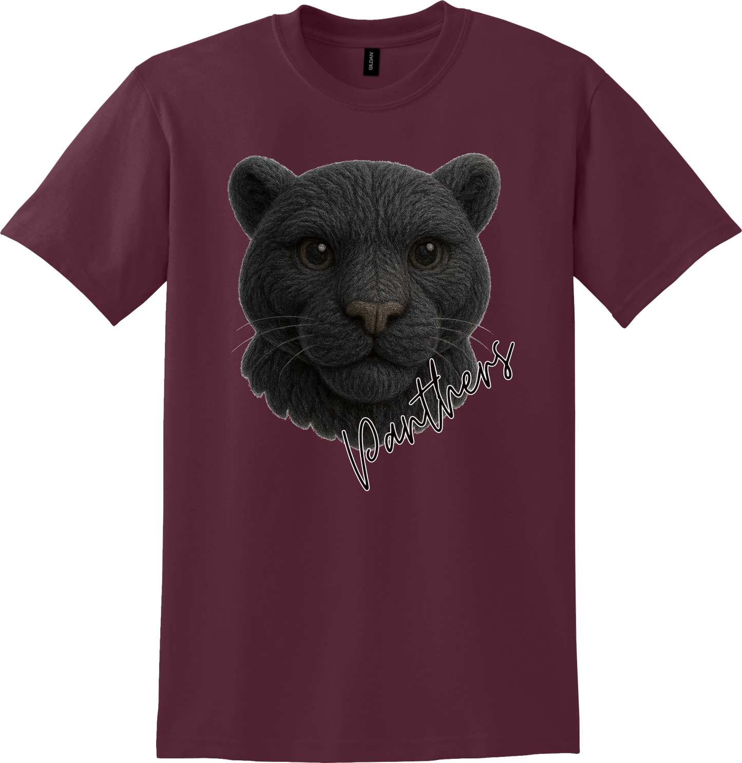 Faux Yarn Panthers Top