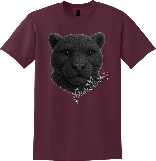 Faux Yarn Panthers Top