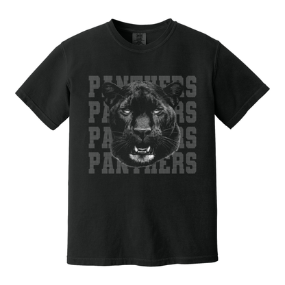 Halftone Mascot Panthers