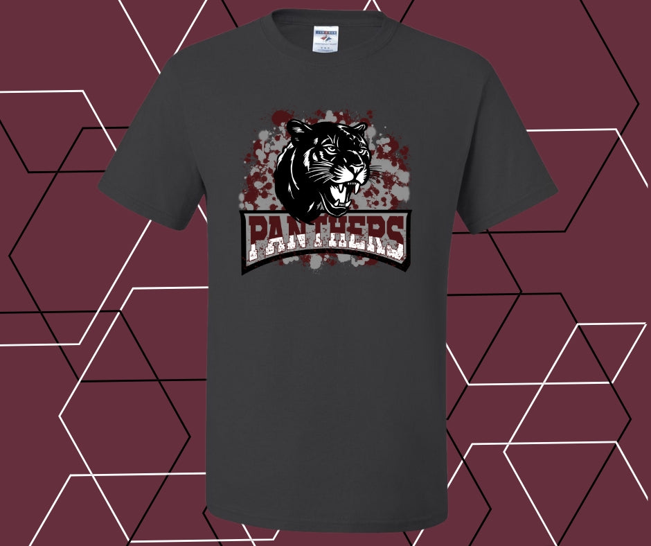 Panthers Watercolor Graphic Tee