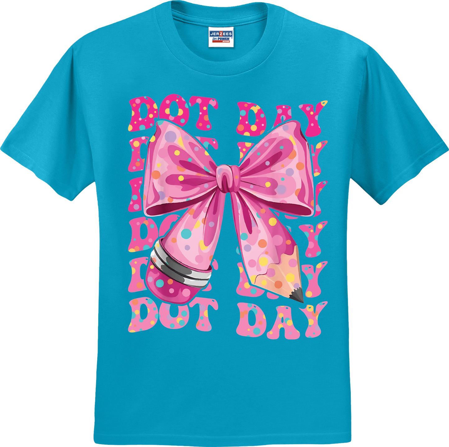 Pink Bow Coquette Dot Day Tee