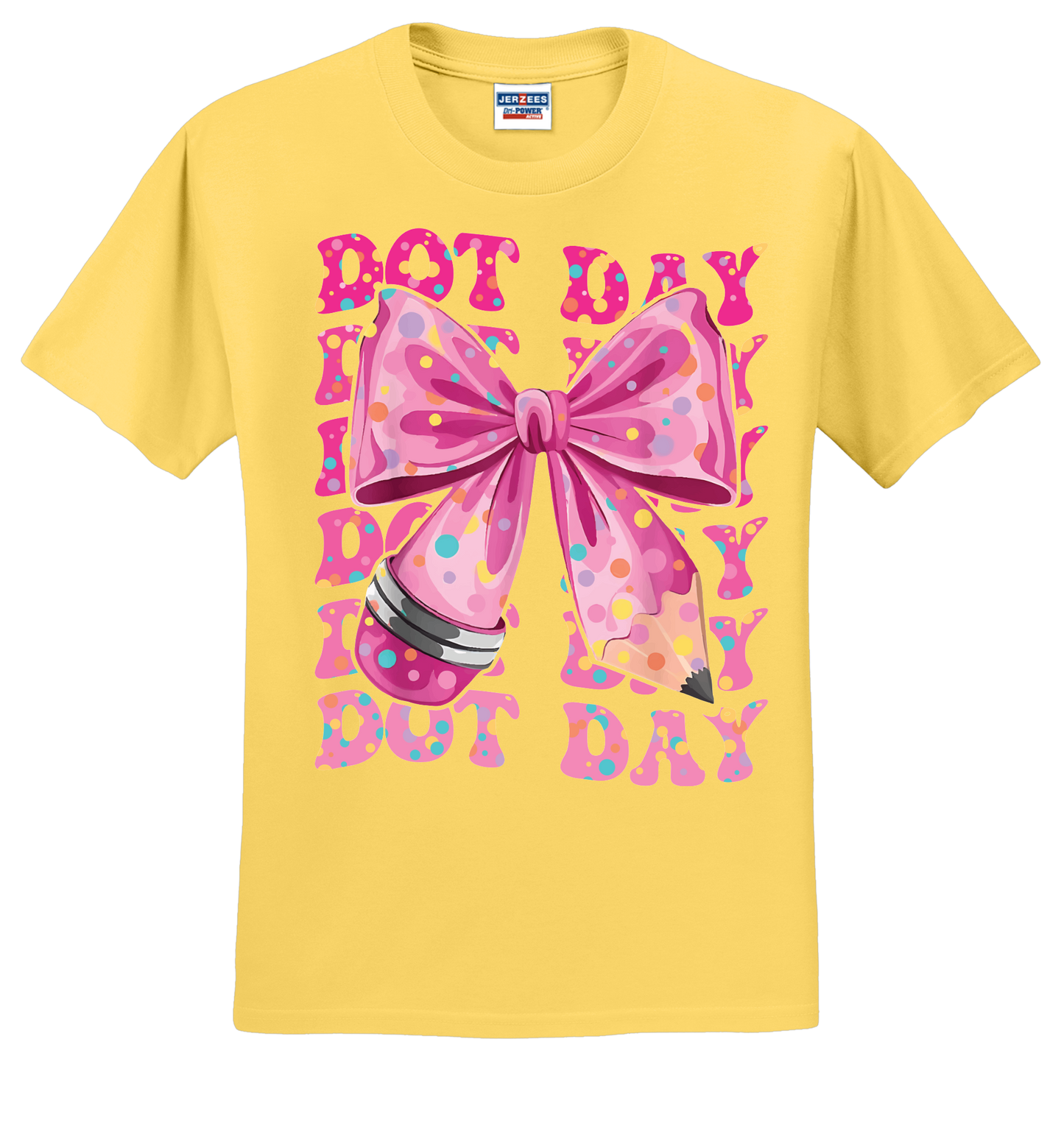 Pink Bow Coquette Dot Day Tee