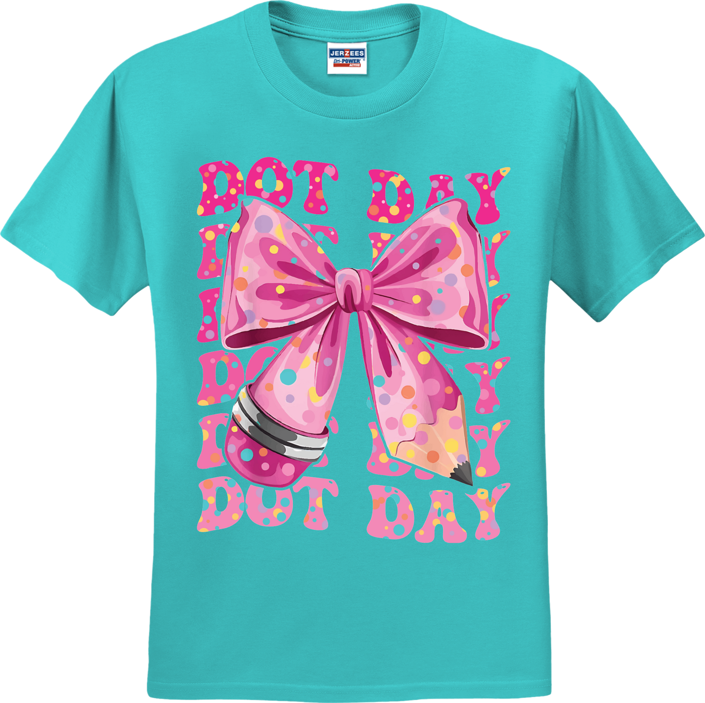Pink Bow Coquette Dot Day Tee