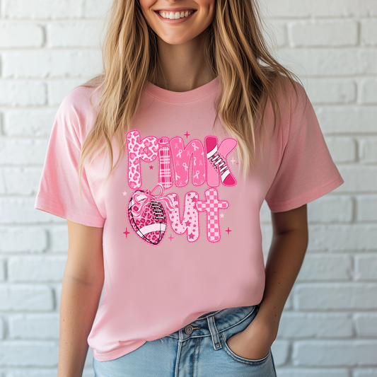 Preppy "PINK OUT" Tee
