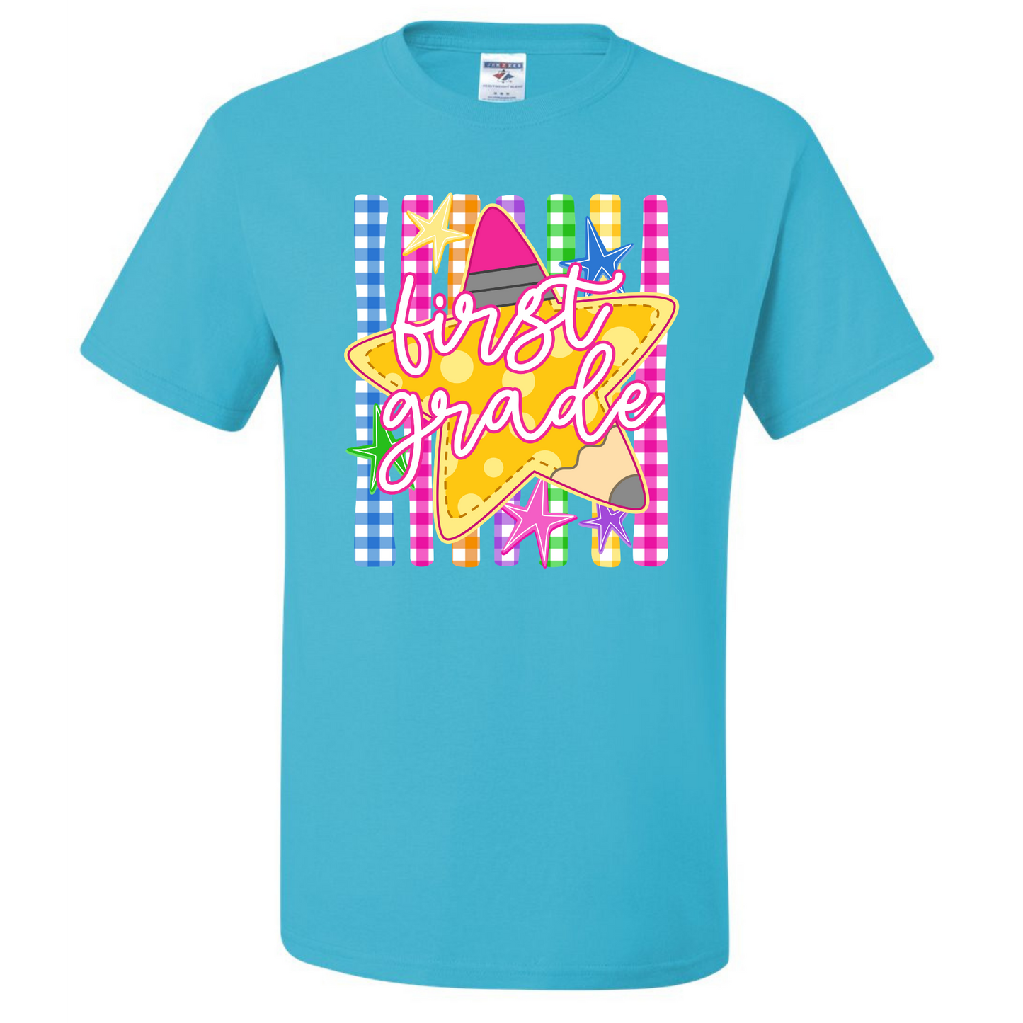 Striped Pencil Star Tees
