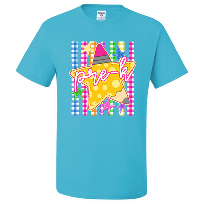 Striped Pencil Star Tees