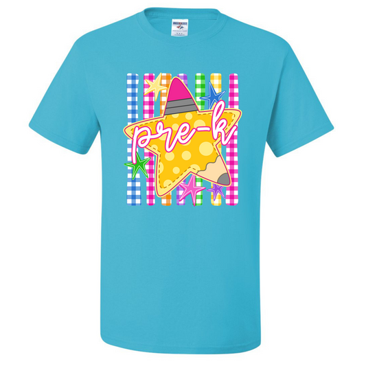 Striped Pencil Star Tees