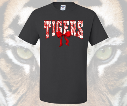 Tigers Coquette Bow Tshirt