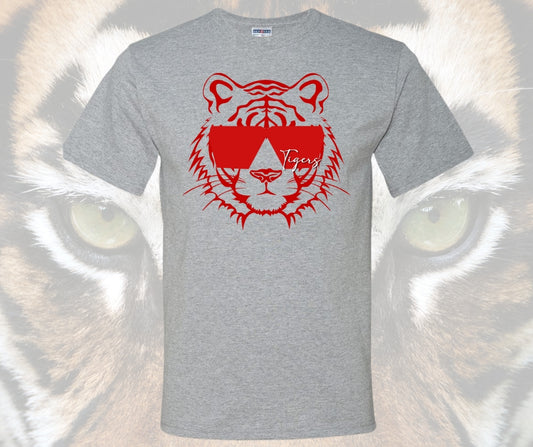 Tiger Retro sunglasses Graphic Tee
