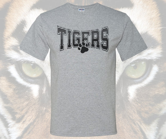 Tiger Retro Paw (black design)