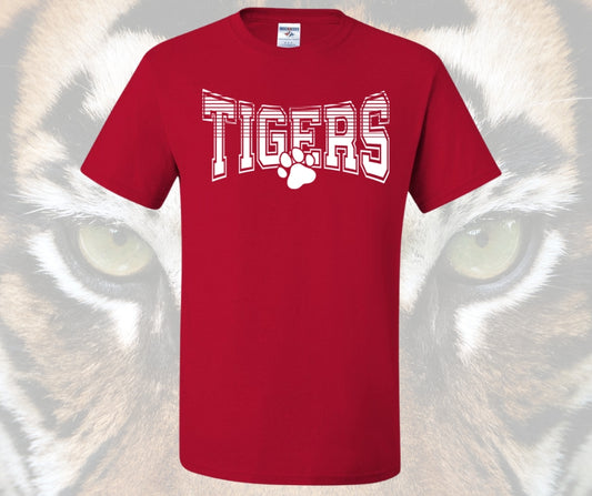 Tiger Retro Paw (white design)