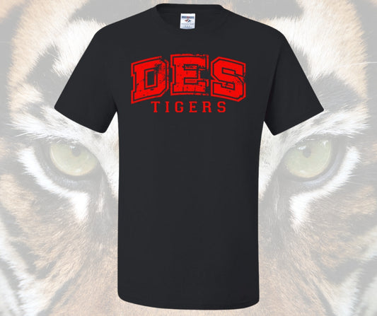 DES Tigers Grunge Graphic Tee