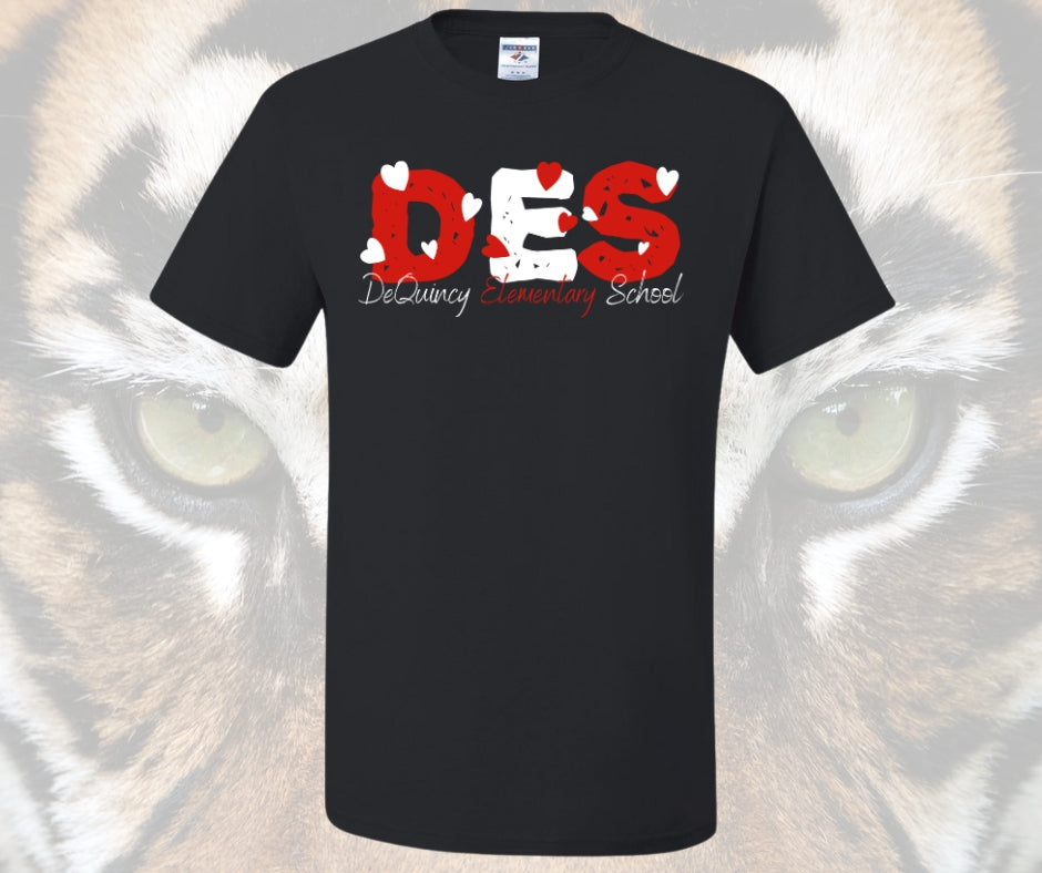 DES Hearts Graphic Tee