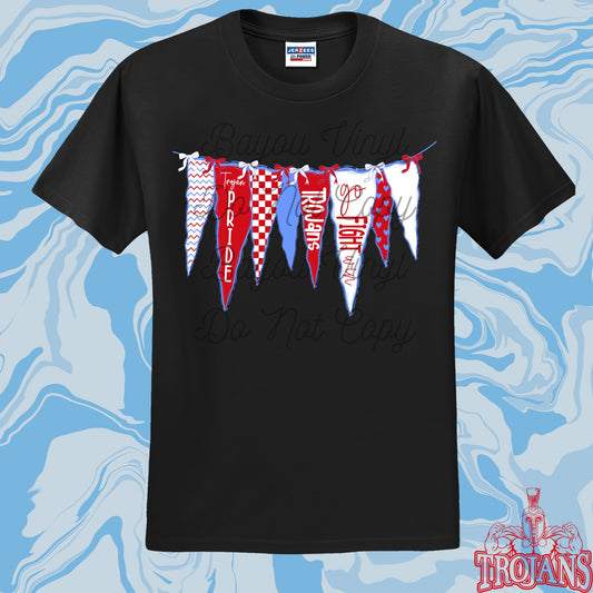 Trojans Spirit Flag Tee