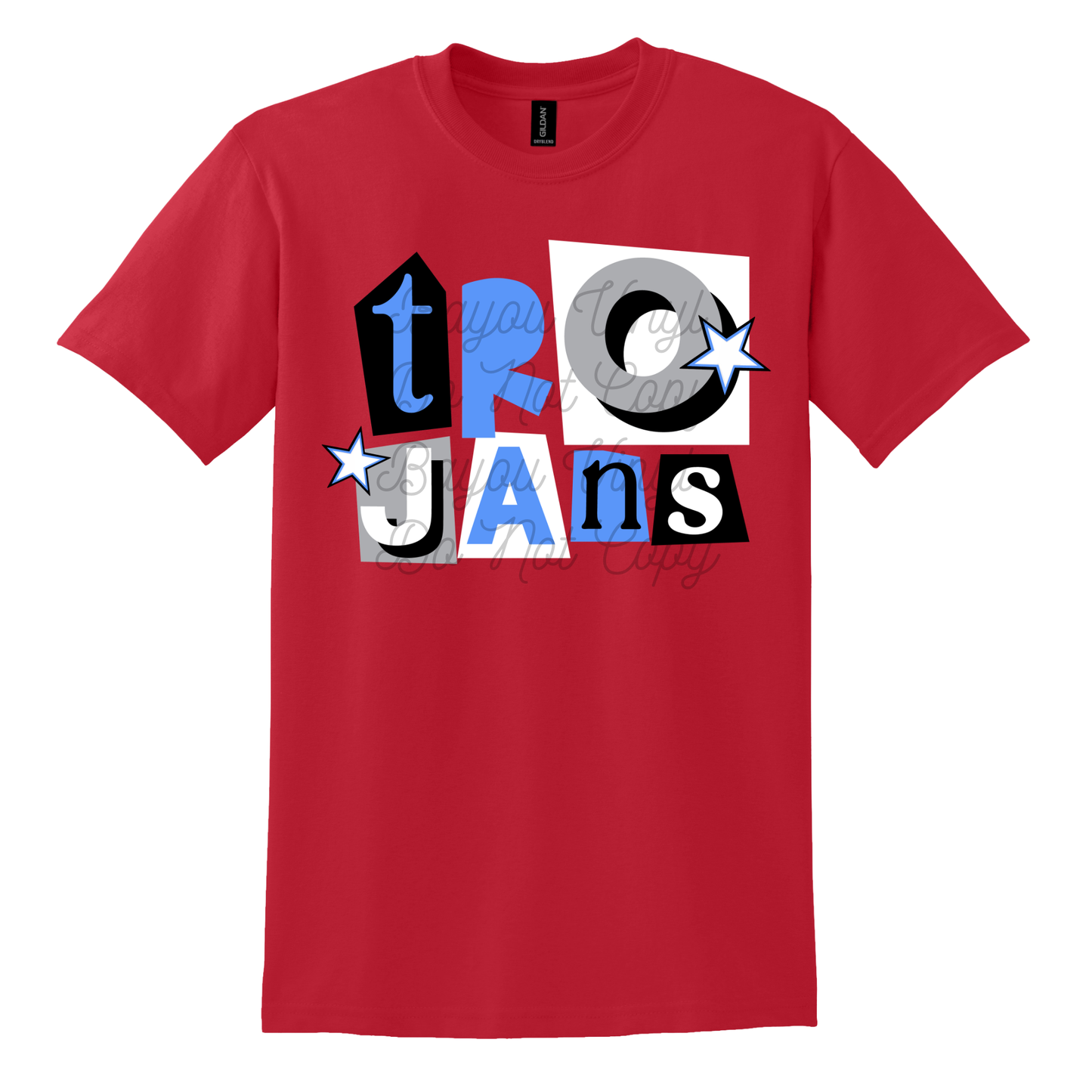 Trojans Y-2k Color Block tee
