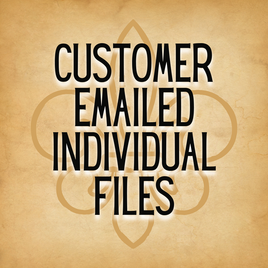 Custom DTF Transfer (Emailed files)