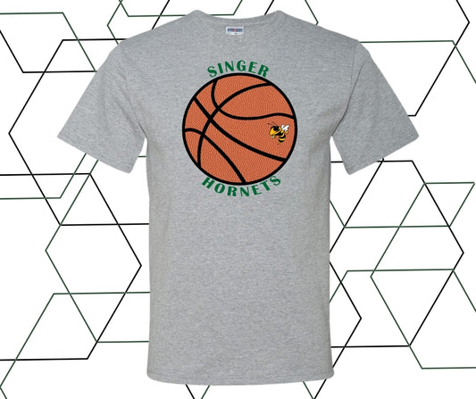 Singer Hornets Basketball Graphic Tee