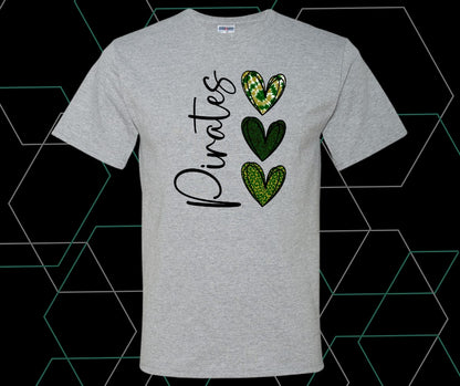 Pirates Heart Graphic Tee