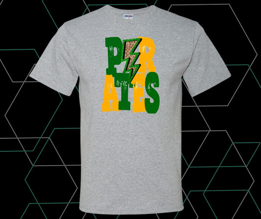 Pirates Retro Lighning Bolt Graphic