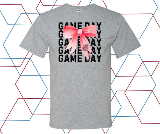 Trojans Game Day Red Coquette Bow Graphic Tee
