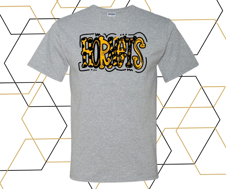 Hornbeck Hornets Doodle Graphic Tee