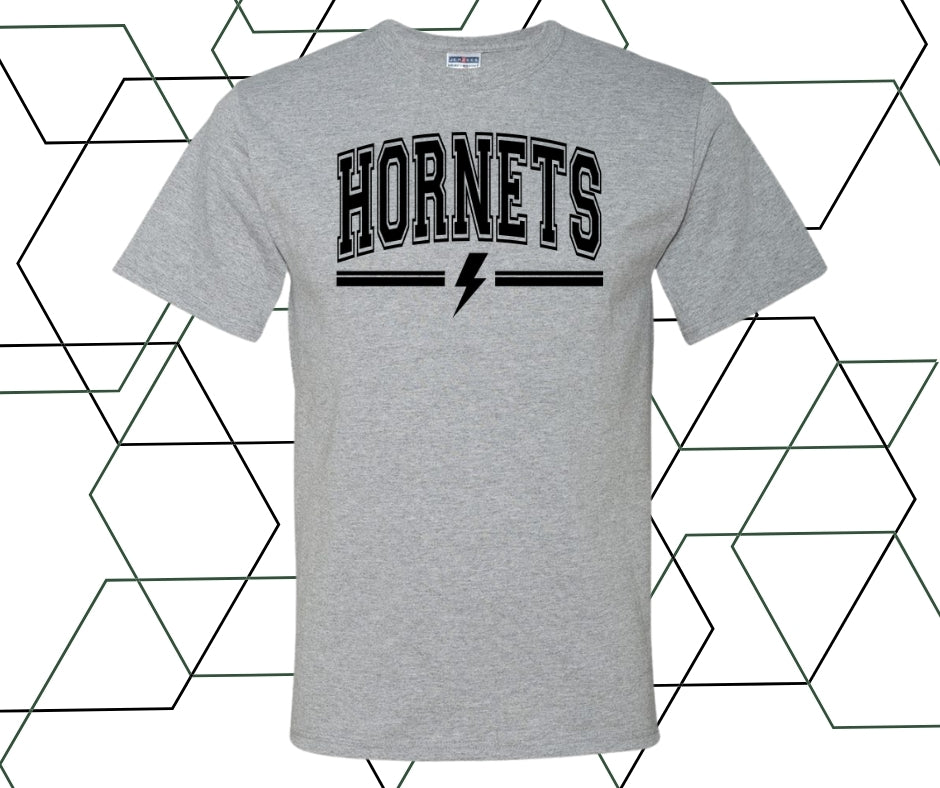 Hornets Basic Lightning Bolt Graphic Tee