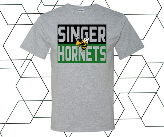 Singer Hornets Block Graphic Tee