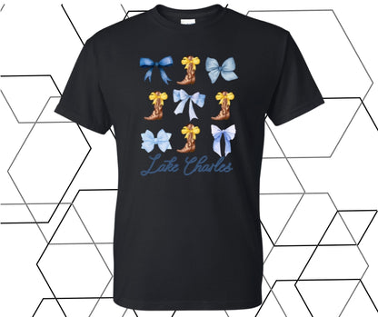 Lake Charles Coquette Collage Graphic Tee