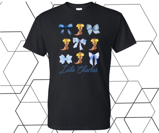 Lake Charles Coquette Collage Graphic Tee