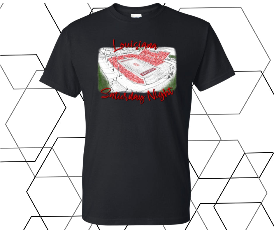 Cajuns Louisiana Saturday Night Graphic Tee