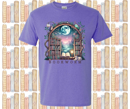 Bookworm Library Graphic Tee