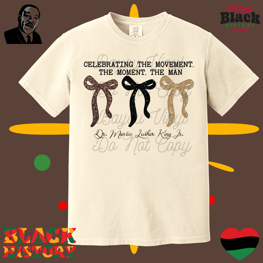 Girly MLK Glitter Coquette Tee