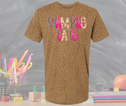 Customizable Preppy Mascot Tee (Leopard Shirts)