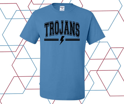 Trojans Lightning Bolt Graphic Tee