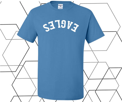 Eagles Upside Down Curve Graphic Tee