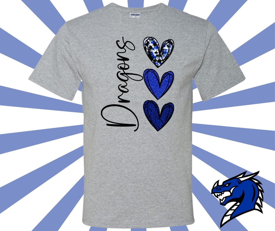 Dragons Heart Graphic Tee