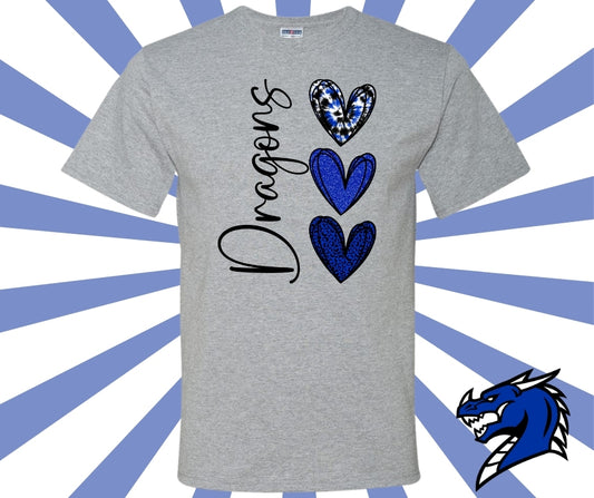 Dragons Heart Graphic Tee