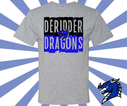 Dragons Block Mascot Graphic Tee