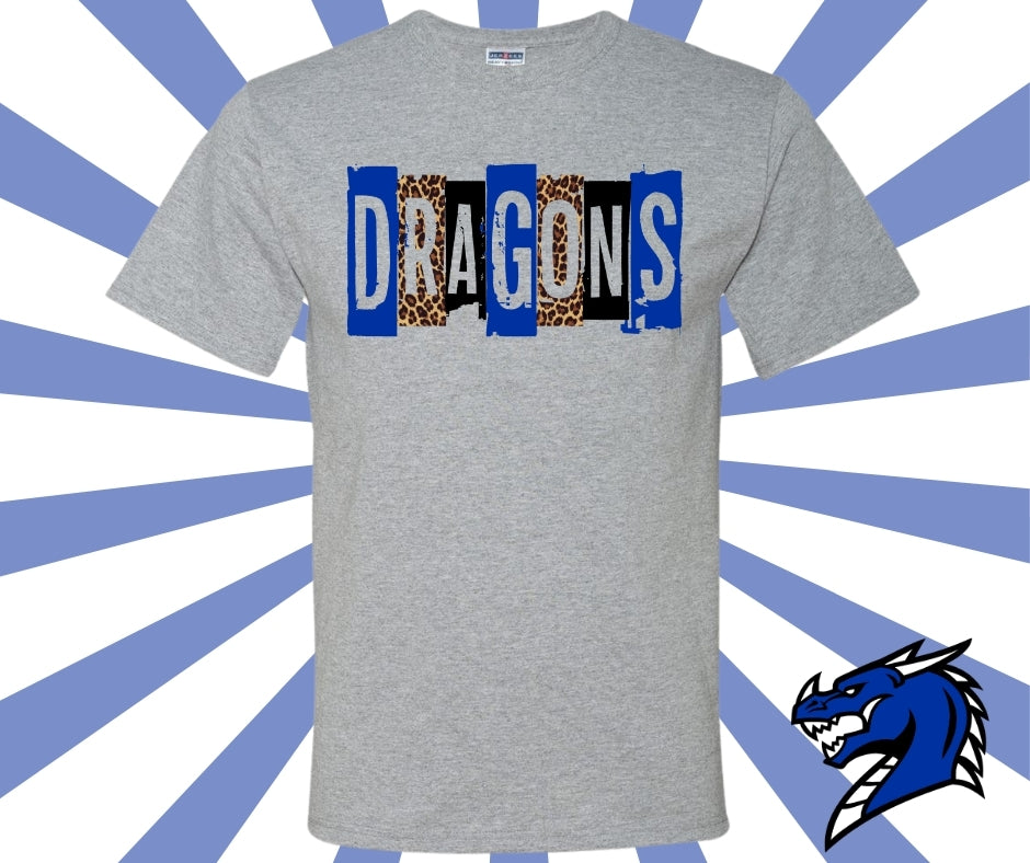 Dragons License Plate Graphic Tee