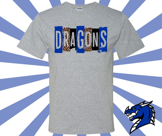 Dragons License Plate Graphic Tee