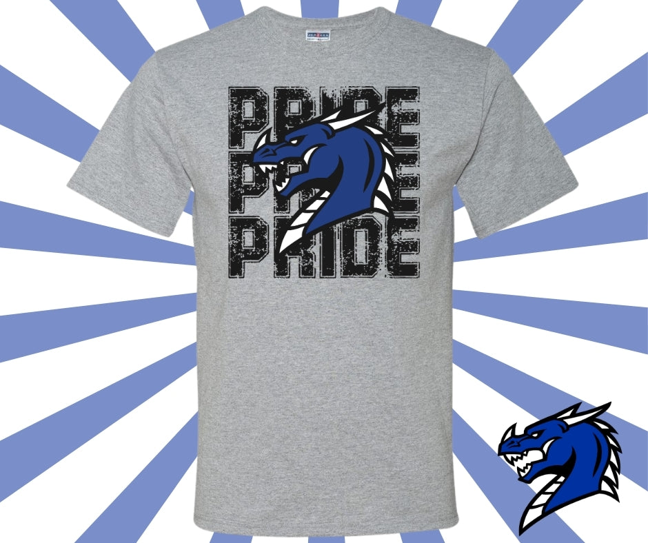 Dragons Pride Distressed Graphic Tee