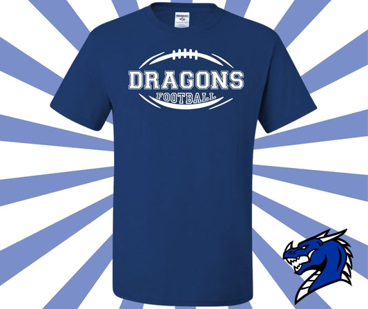 Dragons Football Graphic Tee