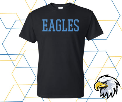 Eagles Stitch Blue Graphic Tee
