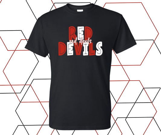 Red Devils Block Graphic Tee