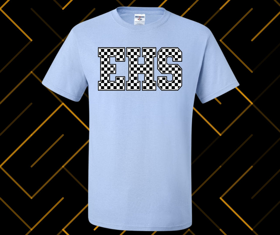 EHS (Evans) Checker Graphic Tee