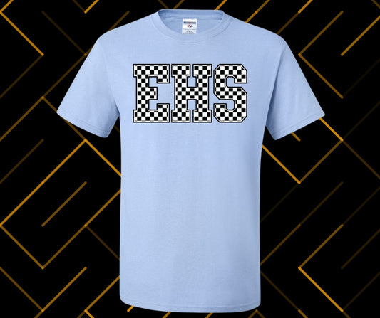 EHS (Evans) Checker Graphic Tee