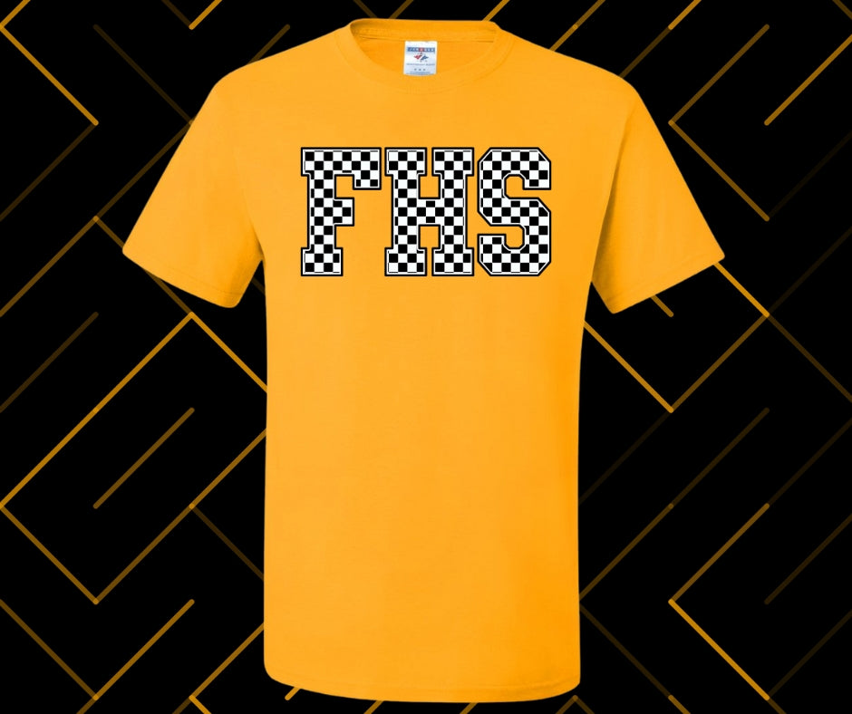 FHS (Fairview) Checker Graphic Tee