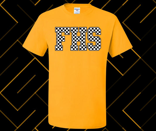 FHS (Fairview) Checker Graphic Tee