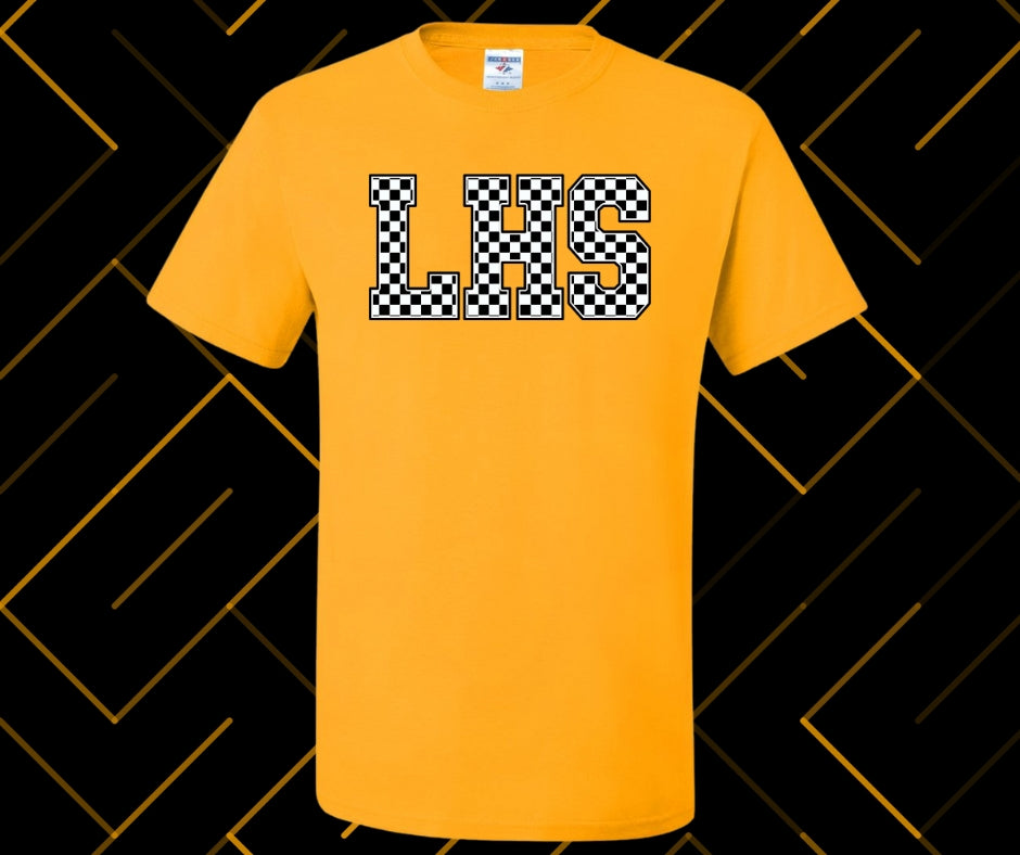 LHS (Leesville) Checker Graphic Tee