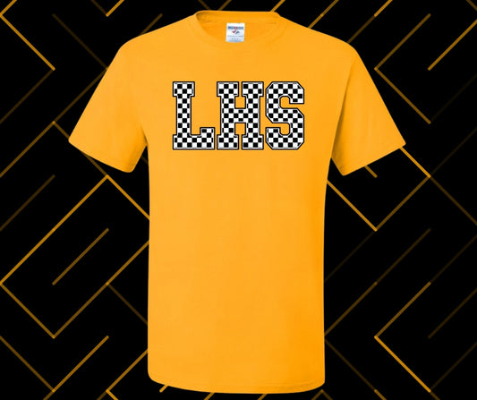 LHS (Leesville) Checker Graphic Tee